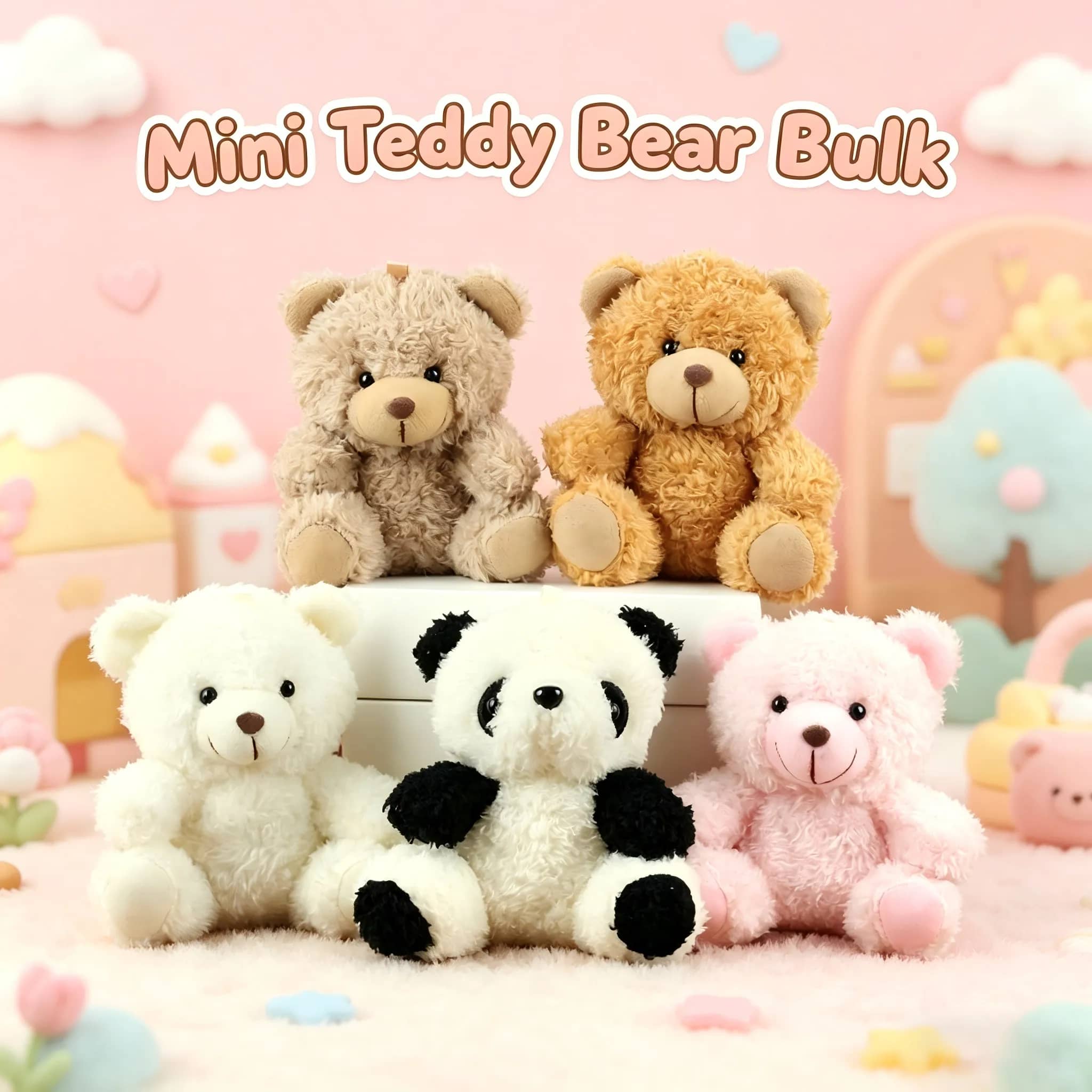 Peluches osos pequeños fiesta, surtido mini
