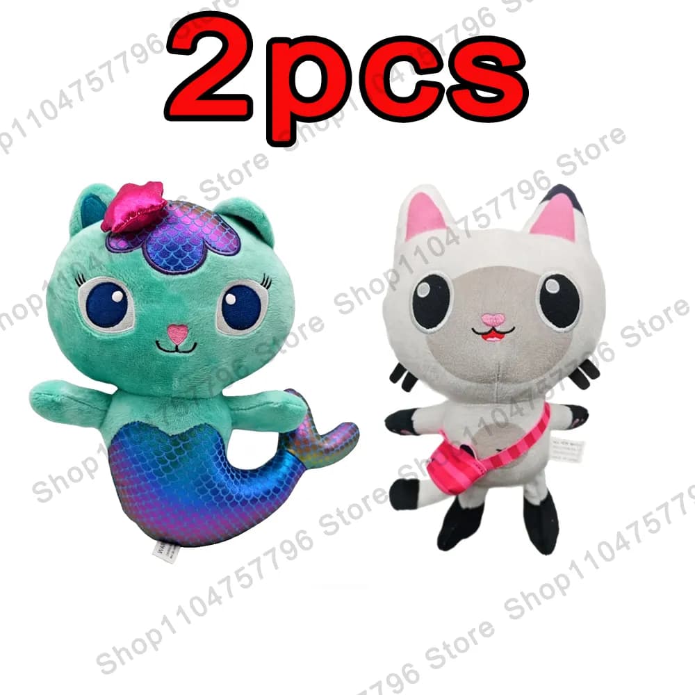 peluche mercat gabby - Colour: 2pcs gabby 24, Size: 1pcs