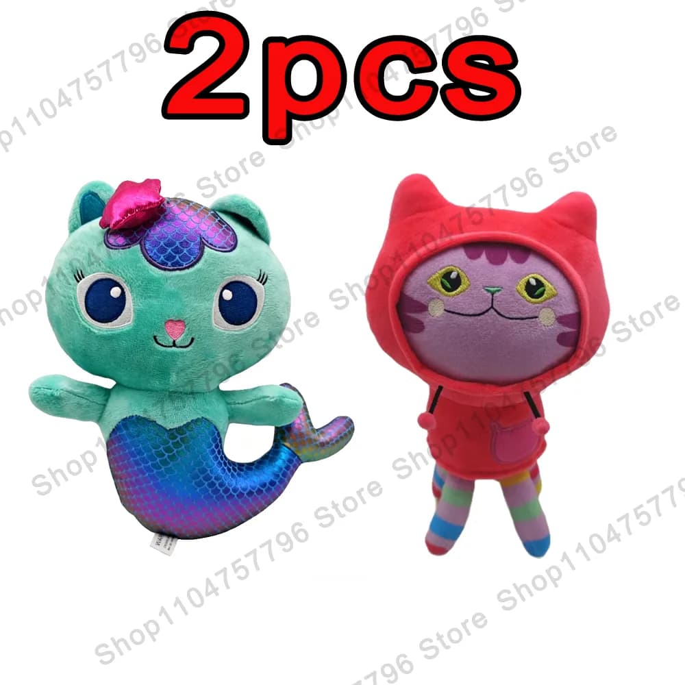 peluche mercat gabby - Colour: 2pcs gabby 25, Size: 1pcs