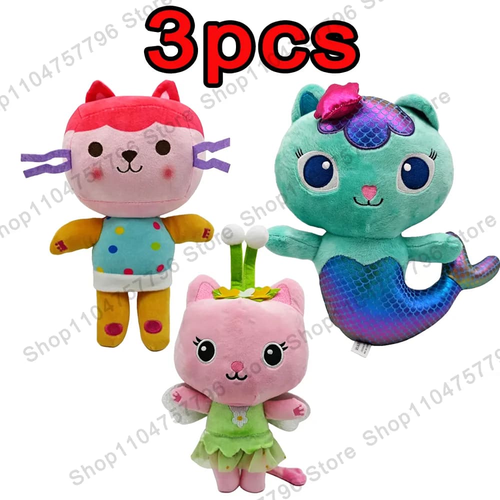 peluche mercat gabby - Colour: 3pcs gabby 123, Size: 1pcs