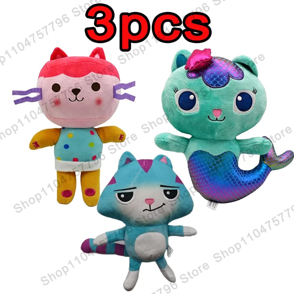 peluche mercat gabby - Colour: 3pcs gabby 126, Size: 1pcs