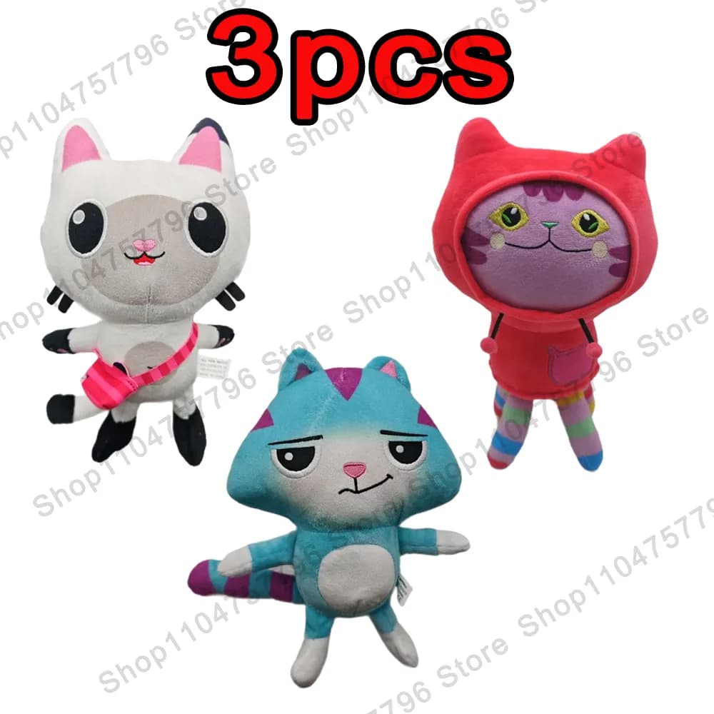peluche mercat gabby - Colour: 3pcs gabby 456, Size: 1pcs