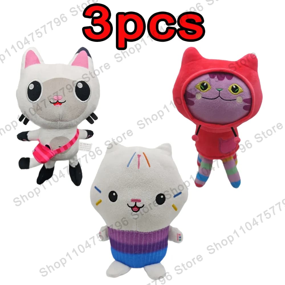peluche mercat gabby - Colour: 3pcs gabby 457, Size: 1pcs