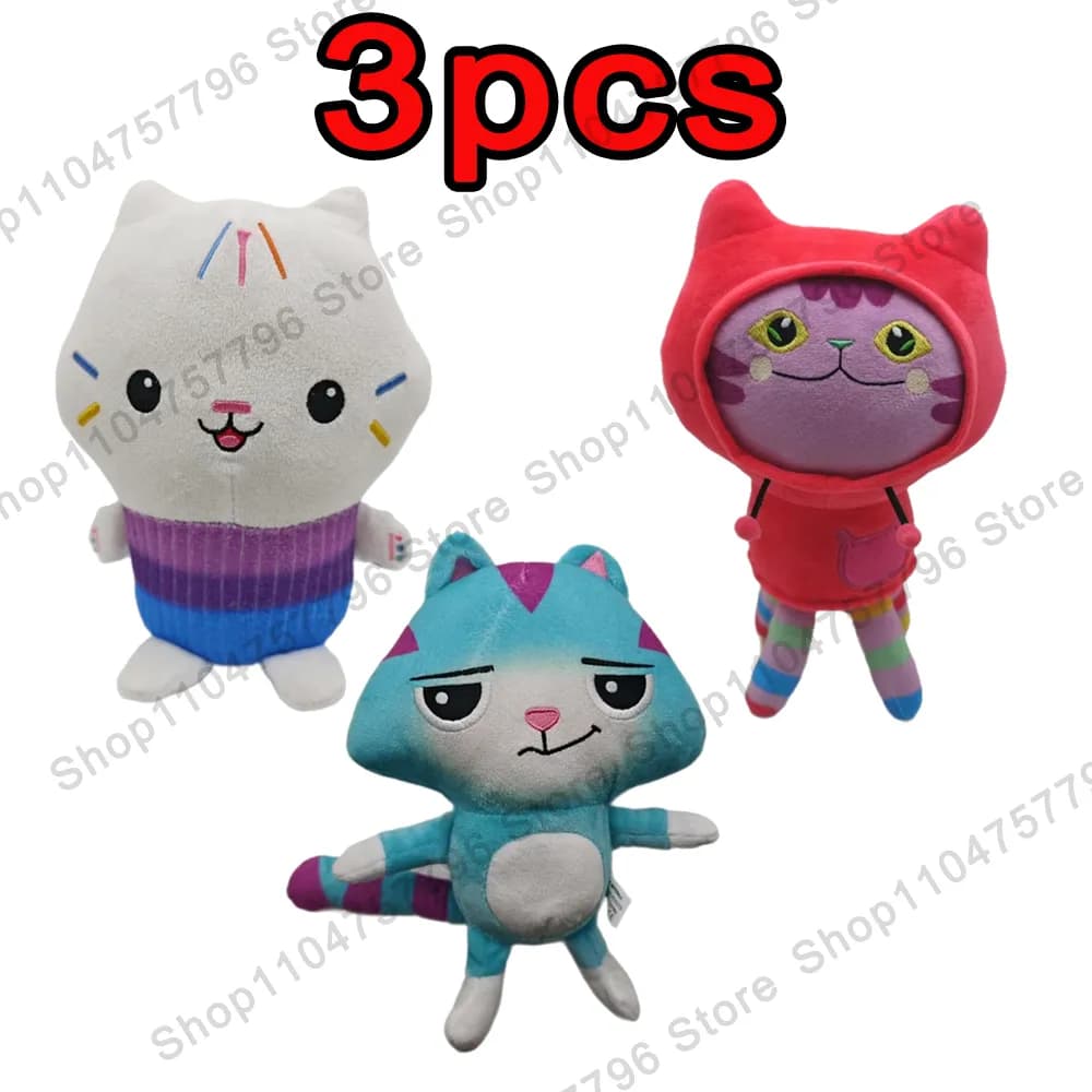 peluche mercat gabby - Colour: 3pcs gabby 567, Size: 1pcs