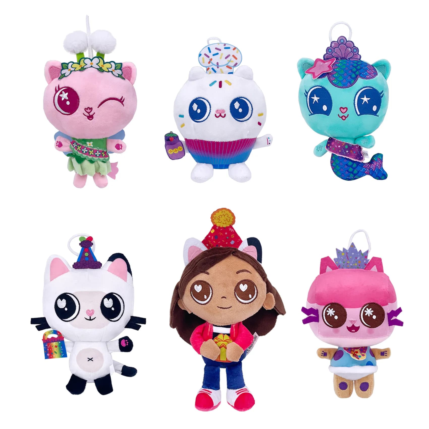 peluche mercat gabby - Colour: 6pcs gabby New, Size: 1pcs