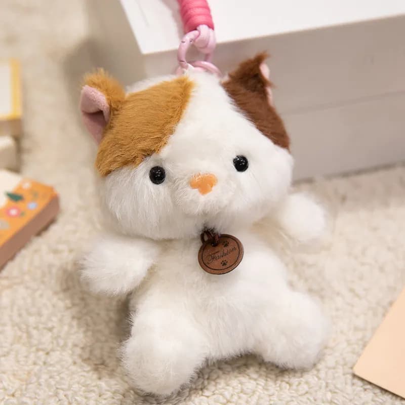llavero gato peluche