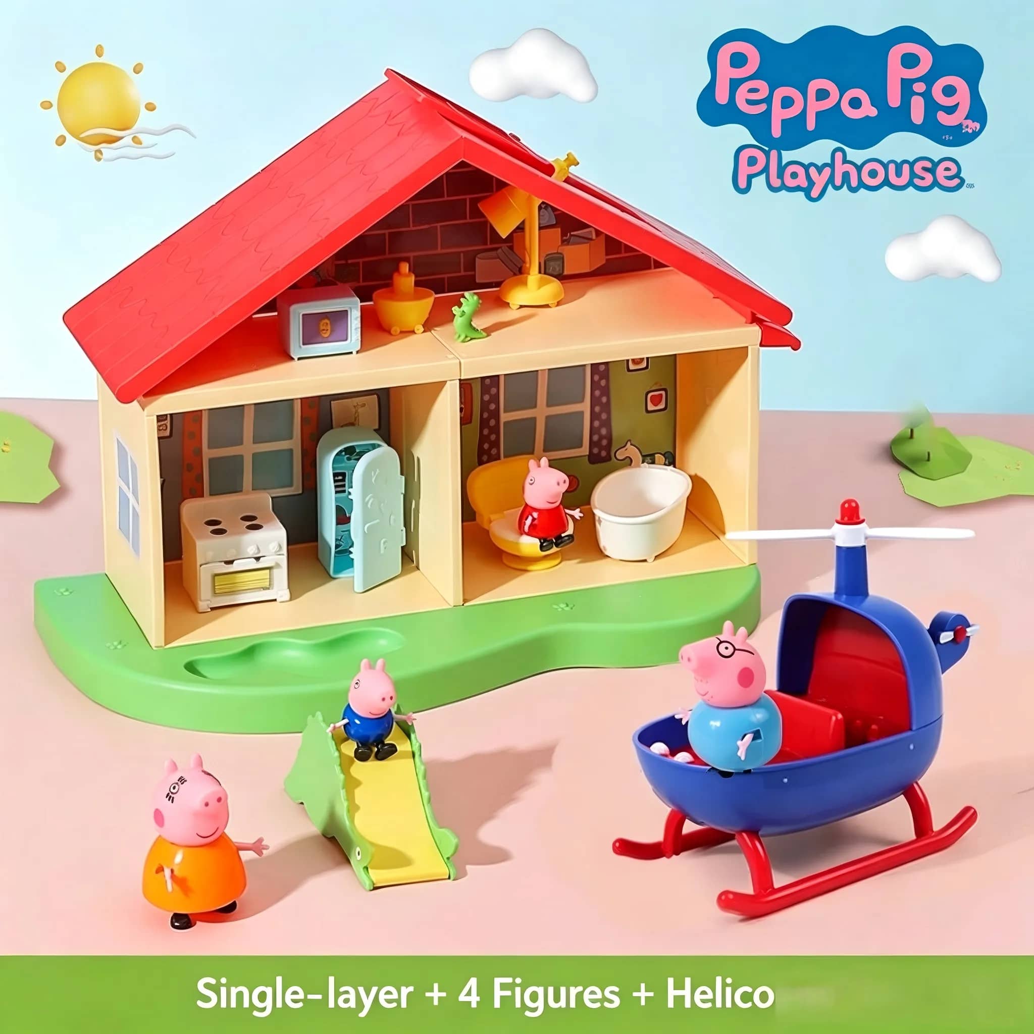 Casita Peppa Pig de peluche