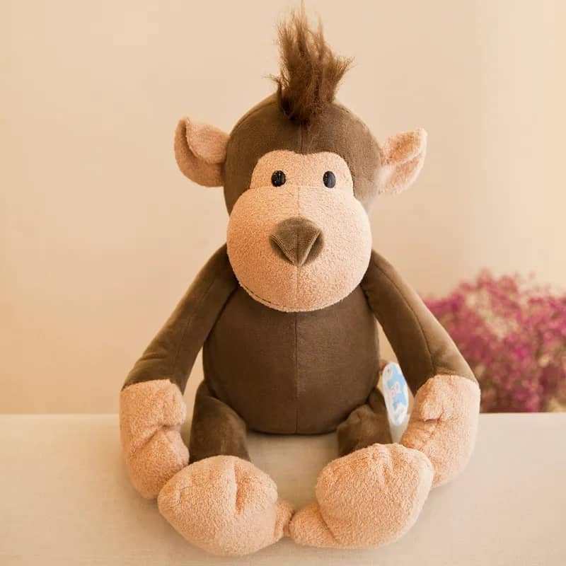 Peluche mono suave de la jungla