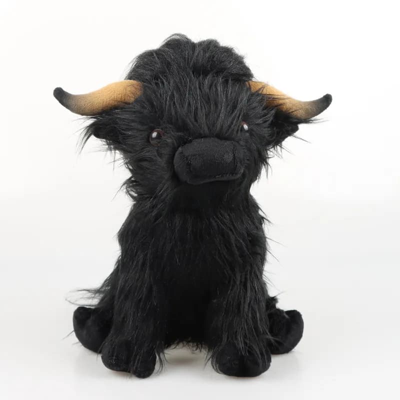 peluche vaca highland - Colour: Black 25cm 1pcs