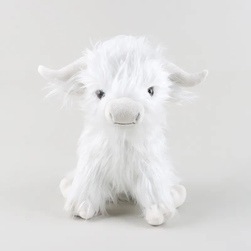 peluche vaca highland - Colour: White 25cm 1pcs