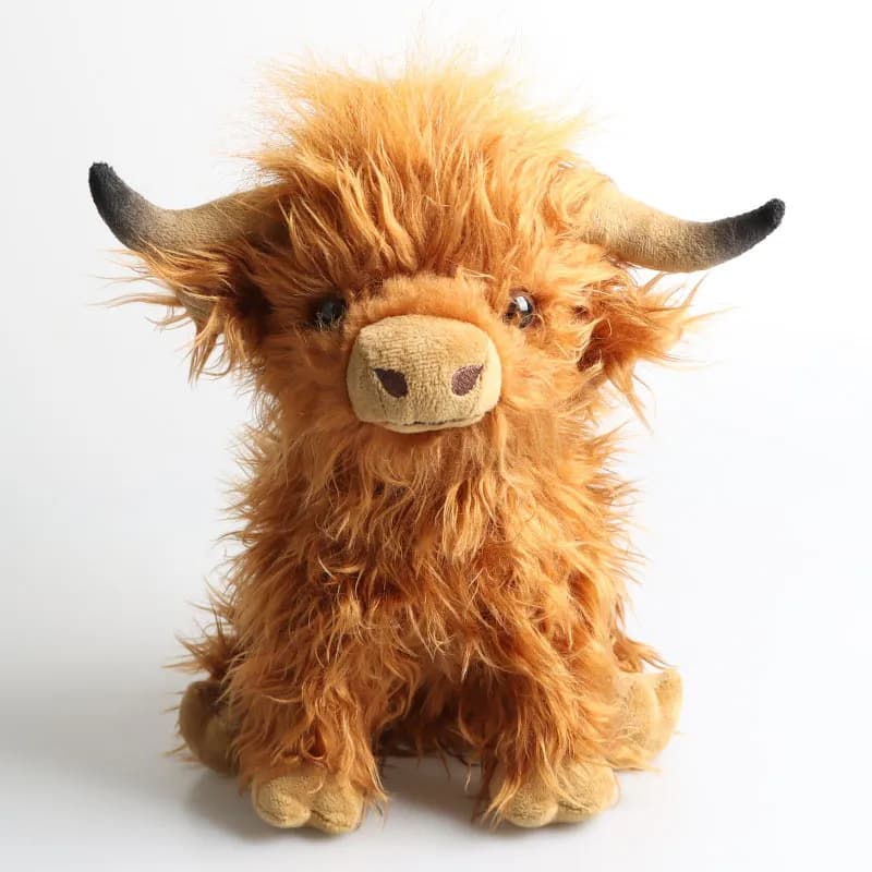 peluche vaca highland - Colour: Yellow 25cm 1pcs
