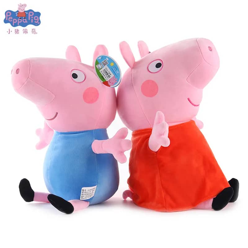 Figuras Peppa Pig - George, Eddie y Dinosaurio Peluche