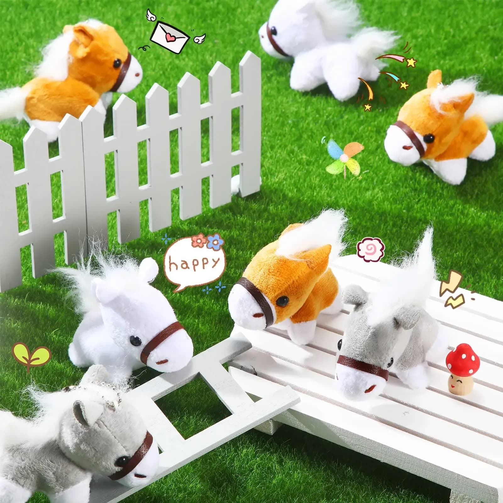 peluches caballos fiesta