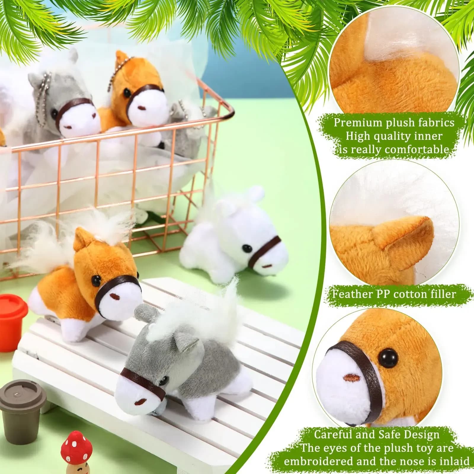 peluches caballos fiesta