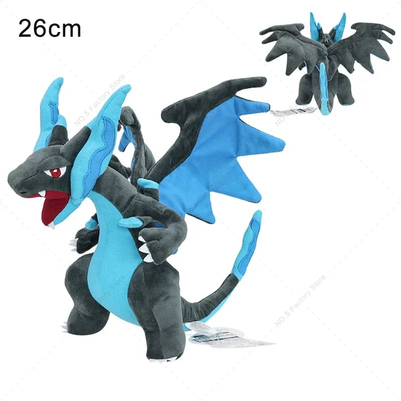 Mega Charizard X Peluche Pokémon Suave