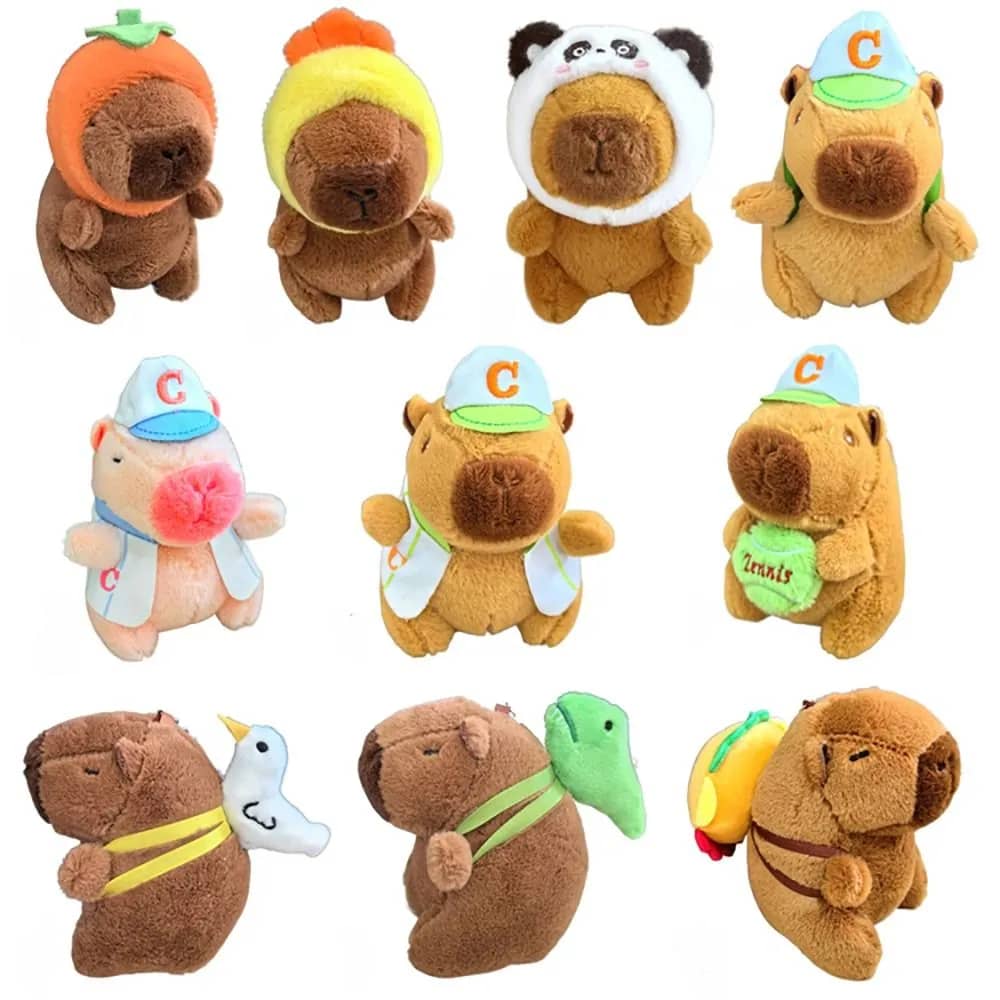 Llavero capibara juguetes peluche animal kawaii