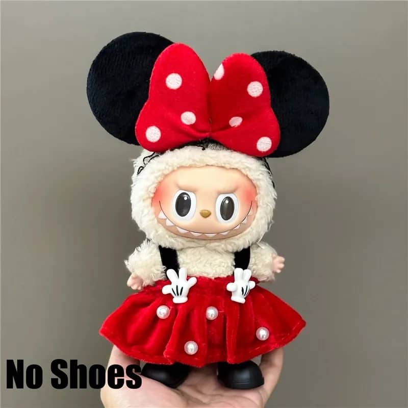 Labubu vestidos: Conjunto Minnie para tu Labubu
