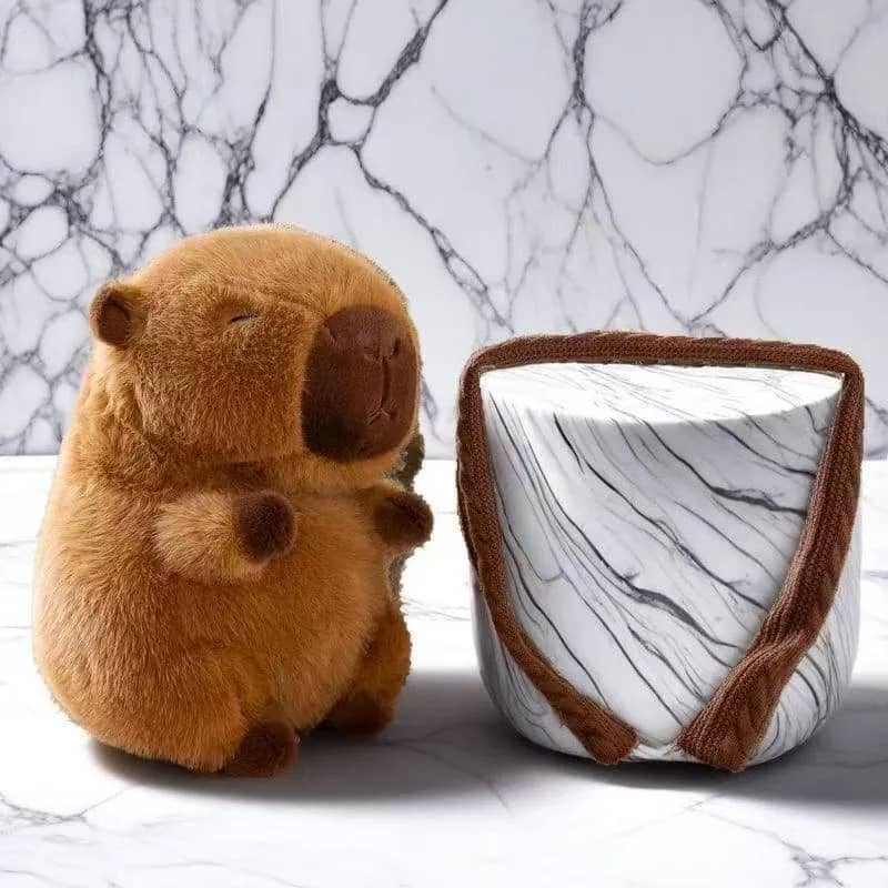 Capibara peluche de 23cm - Muñeco animal de peluche