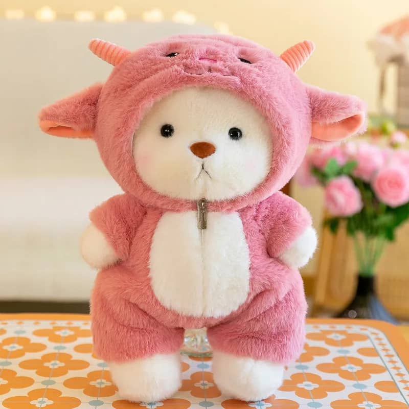Oso peluche rosa gigante - Panda kawaii