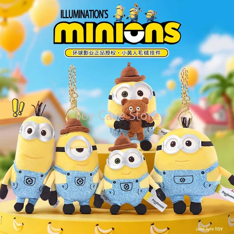 Llaveros Bob Tim Minions Peluches