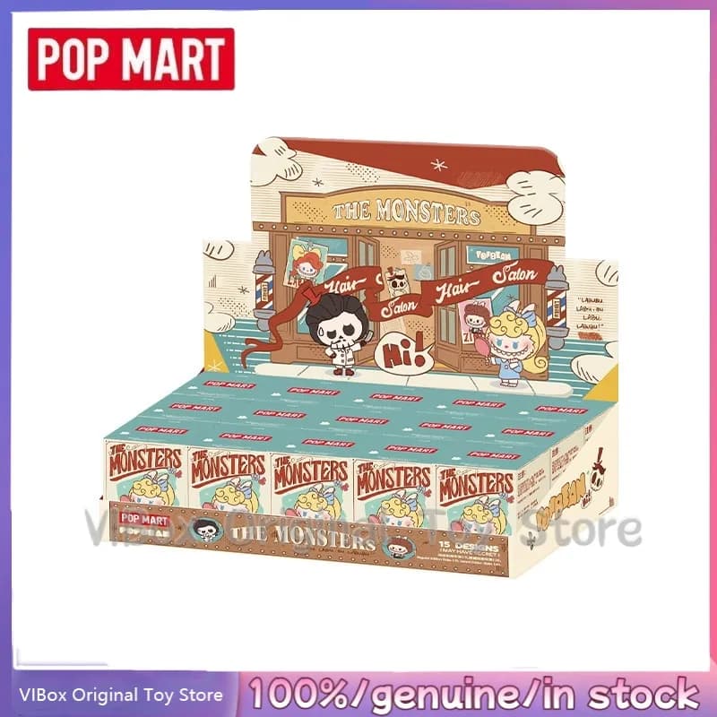 popmart labubu hair salon - Colour: A set of 15pcs, Size: POP MART Genuine