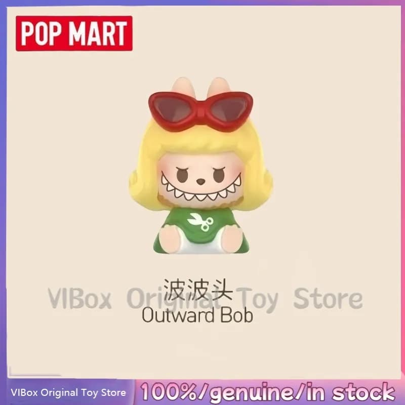 popmart labubu hair salon - Colour: Outward Bob, Size: POP MART Genuine