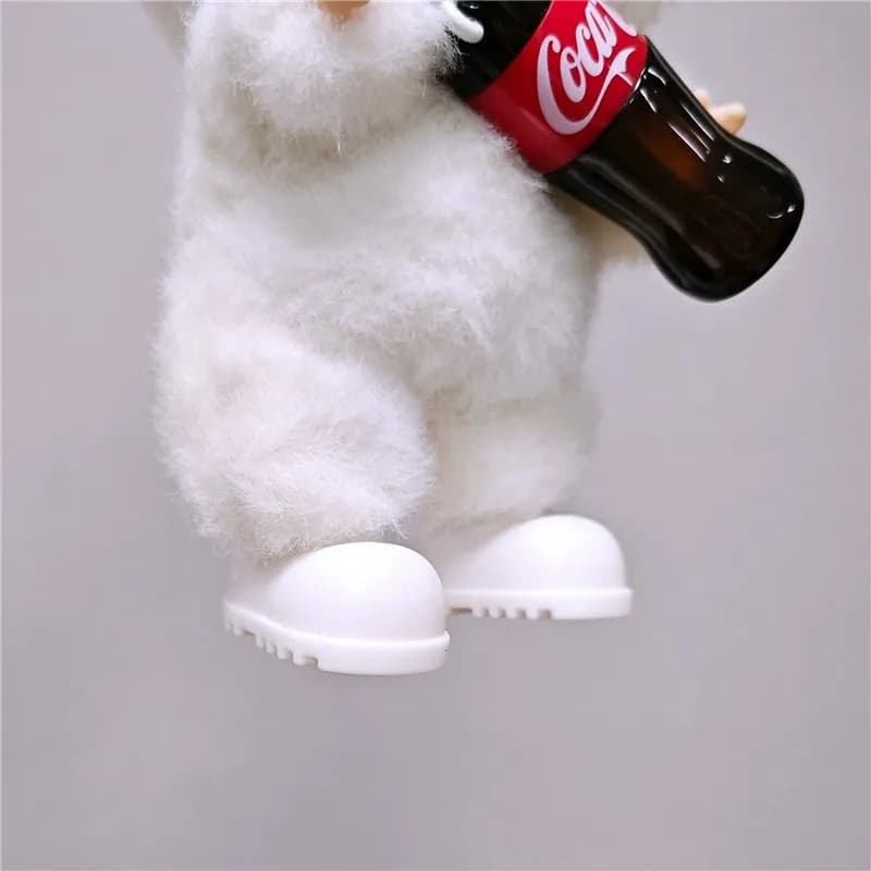 zapatos labubu blanco