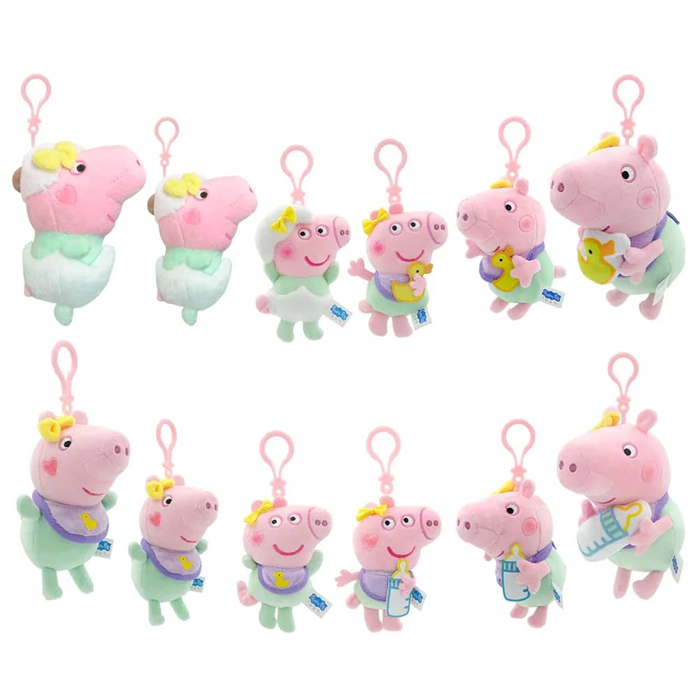 Peppa Pig Evie - Peluche colgante