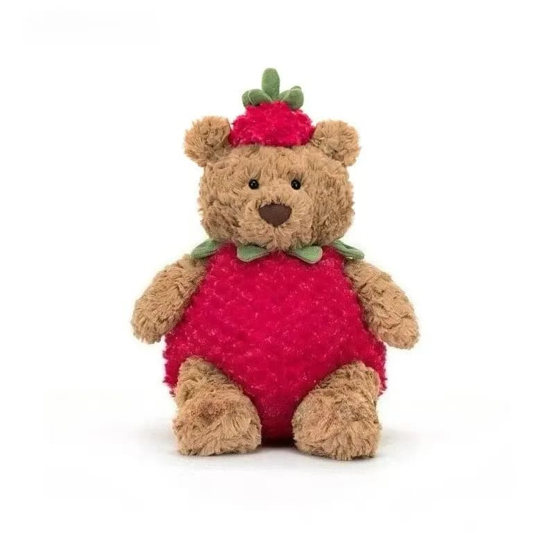 jellycat strawberry bear