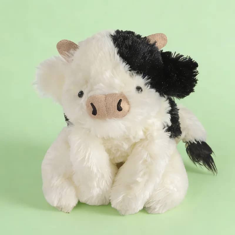 Peluche vaca highland 34 cm suave y adorable