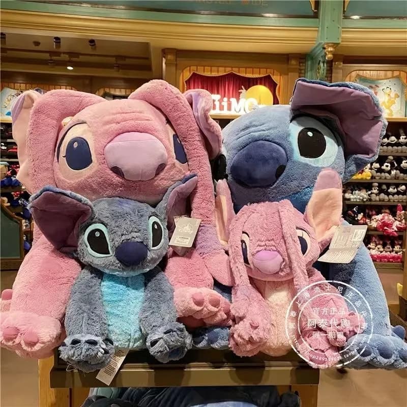 Peluche Stitch y Angel - Regalo Disney para Ella