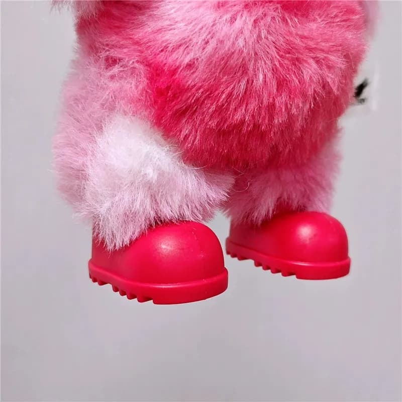 zapatos labubu rojo
