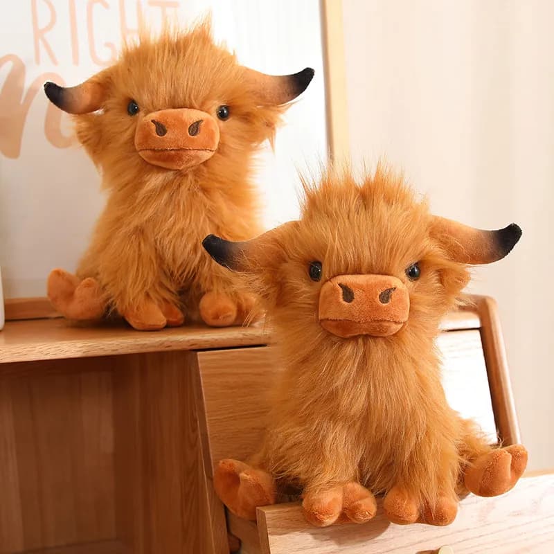 peluche de vaca highland