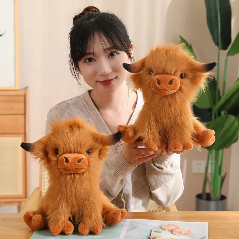 peluche de vaca highland