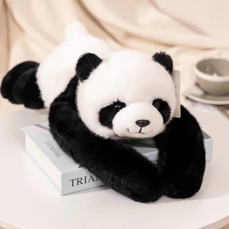 Peluche panda brazos largos - Muñeco animal suave