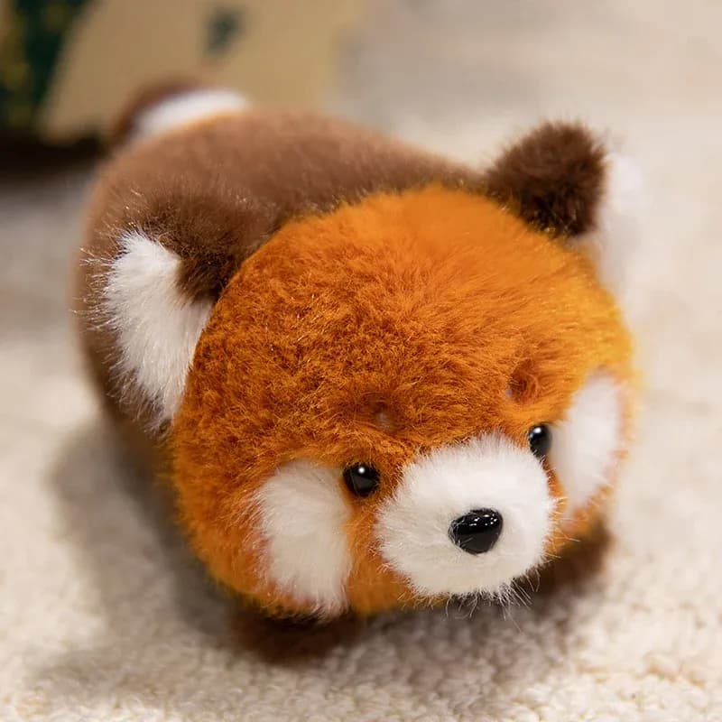 panda rojo peluche