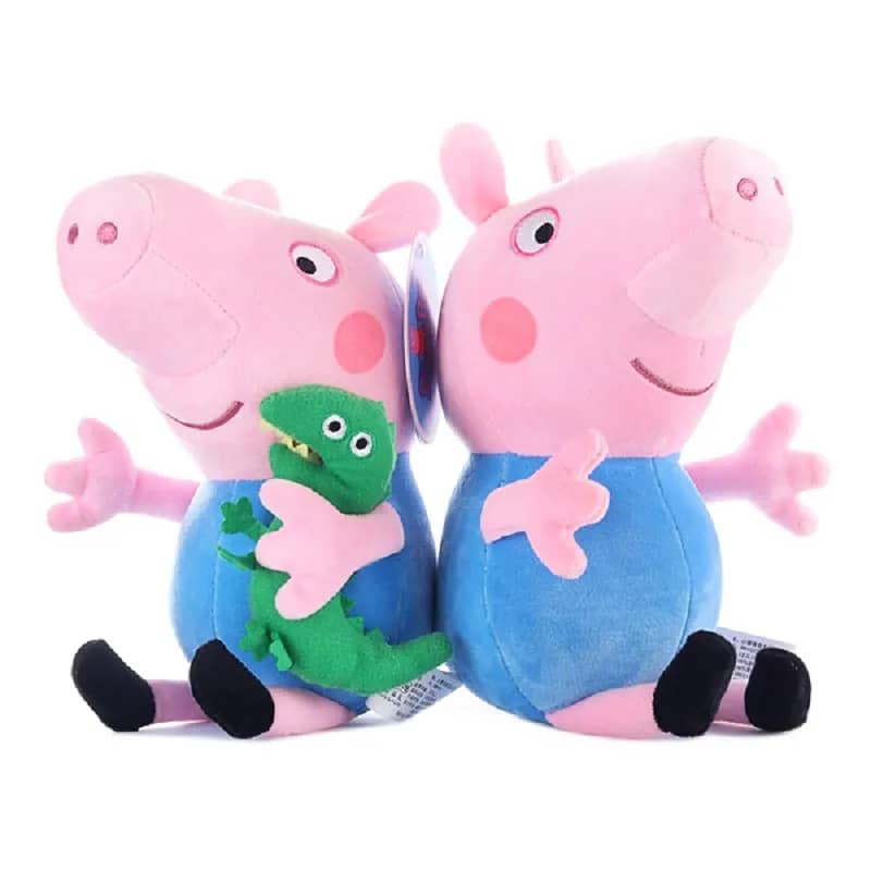 Muñecos Peppa Pig: Peluche George 30cm