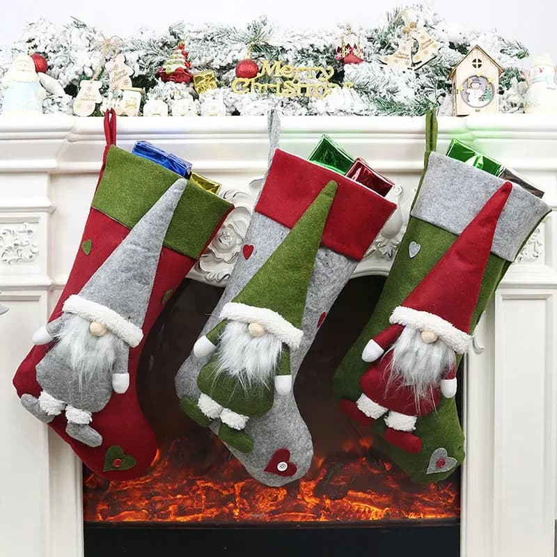 calcetines navidenos gnomos