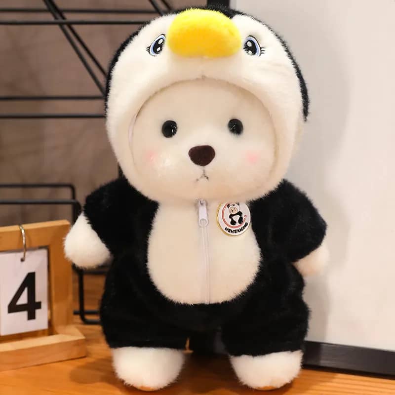 Peluche pinguino blanco suave GGY
