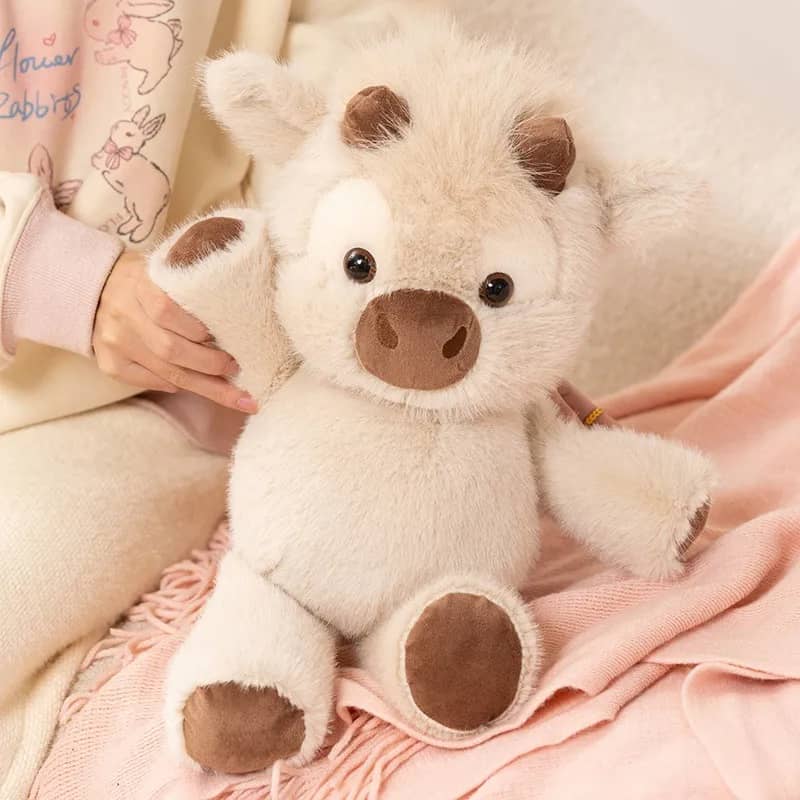 Peluche Highland Cattle - Vaca Escocesa Suave