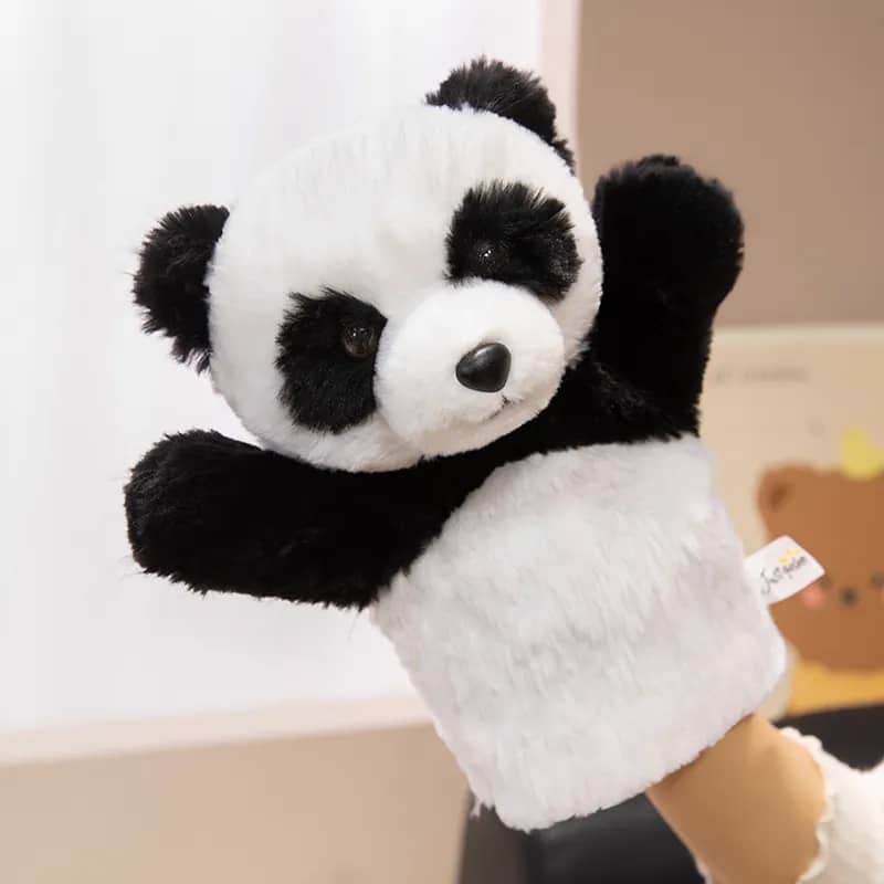 Marioneta panda de mano suave – Peluche animal