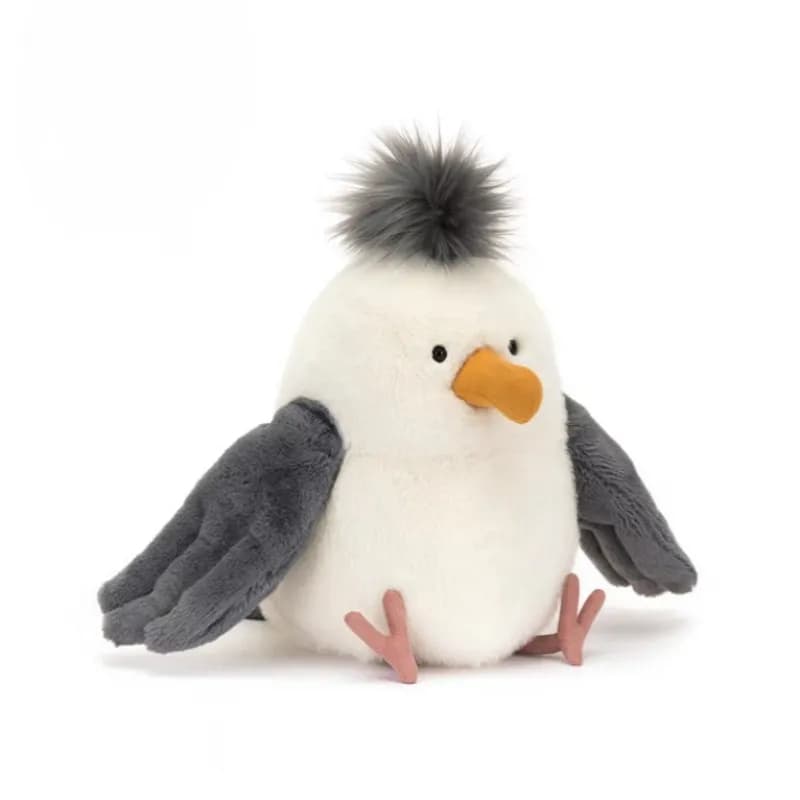 Jellycat Seagull Peluche - Suave Juguete Animal, Trigo