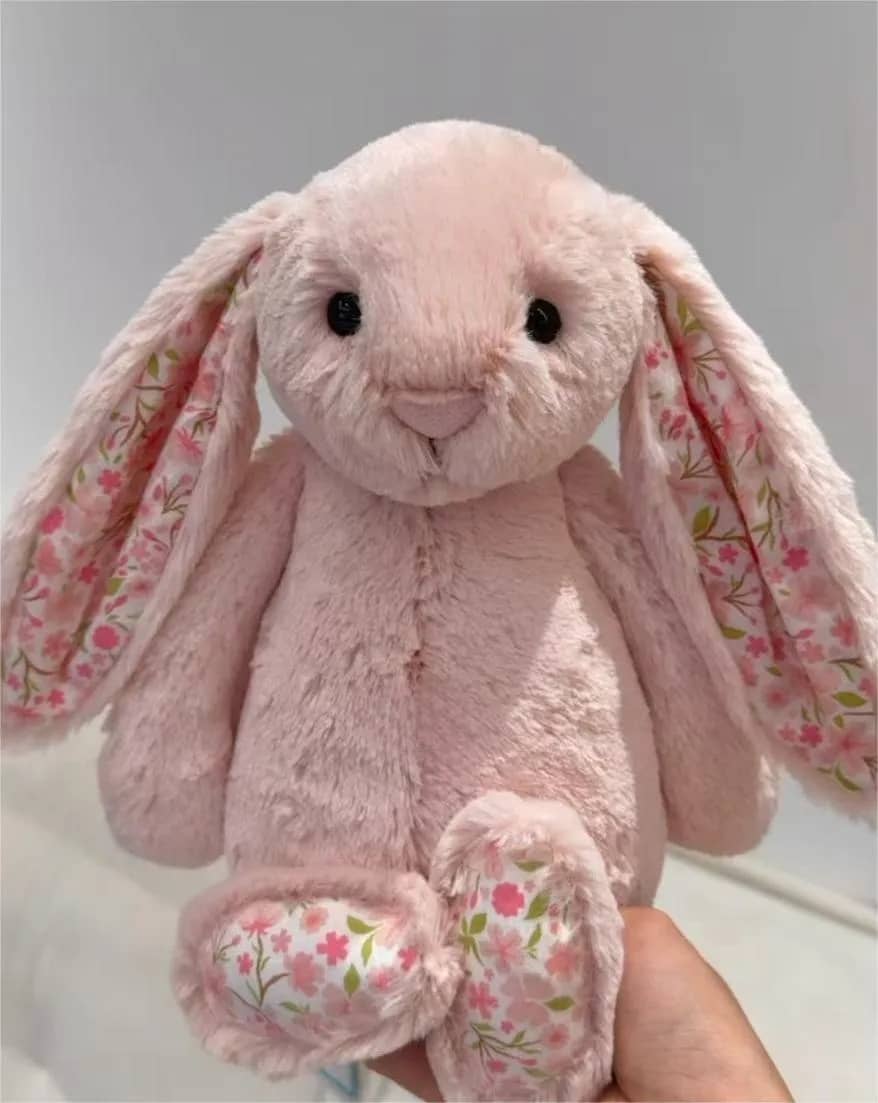 Jellycat Blossom Tulip Bunny, conejito rosa floral